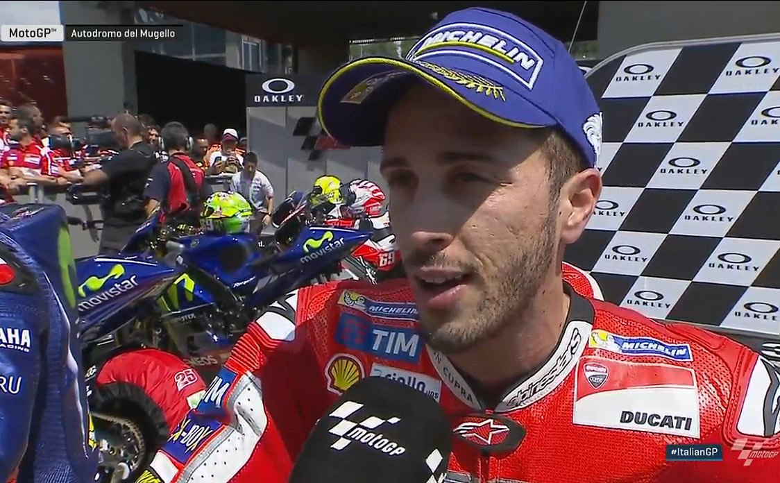 #ItalianGP MotoGP Qualification : Andrea Dovizioso « à chaud » !