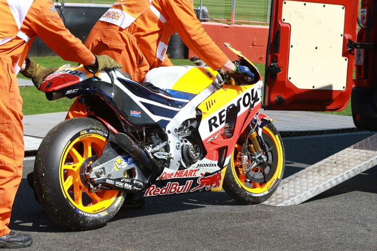 #BritishGP MotoGP J.1 : Marc Márquez reconnaît une erreur qui aurait pu lui coûter cher