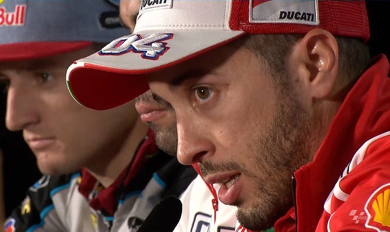 #AustralianGP MotoGP J.0 Conférence Dovizioso :  » L’irrationnel est assurément ce qui m’a manqué dans ma carrière « 