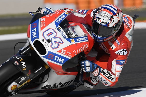 #ValenciaGP J.1 Andrea Dovizioso « Ma position en sortie de virage n’est pas bonne »