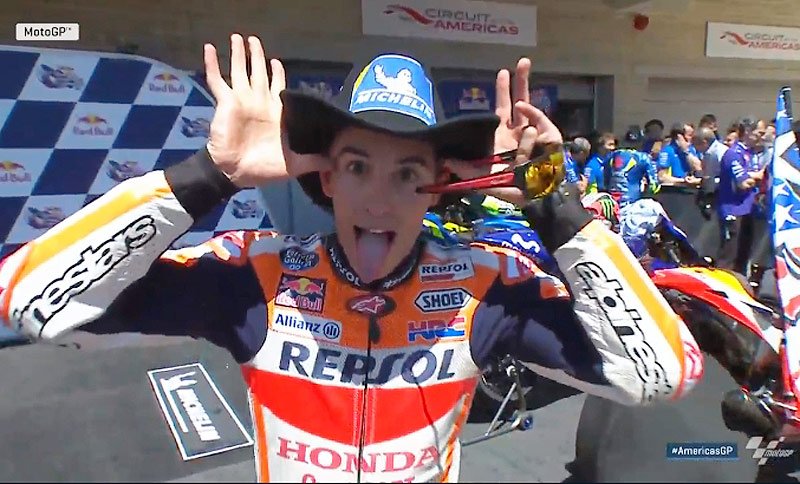 Austin MotoGP Course : Marc Marquez « à chaud » !