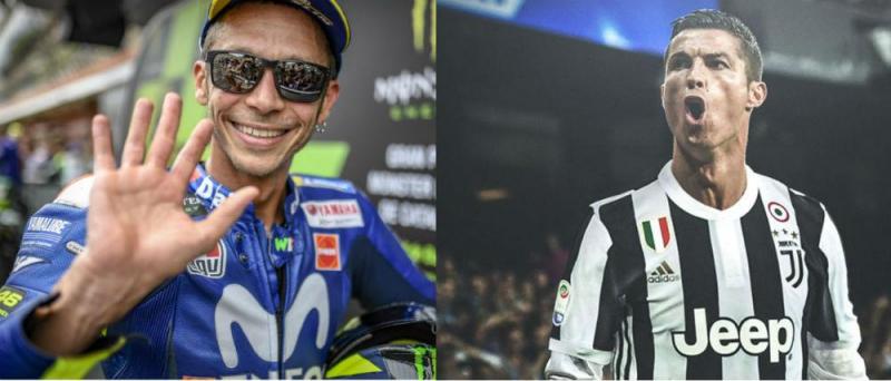 MotoGP : Quand Cristiano Ronaldo enrichit Valentino Rossi.
