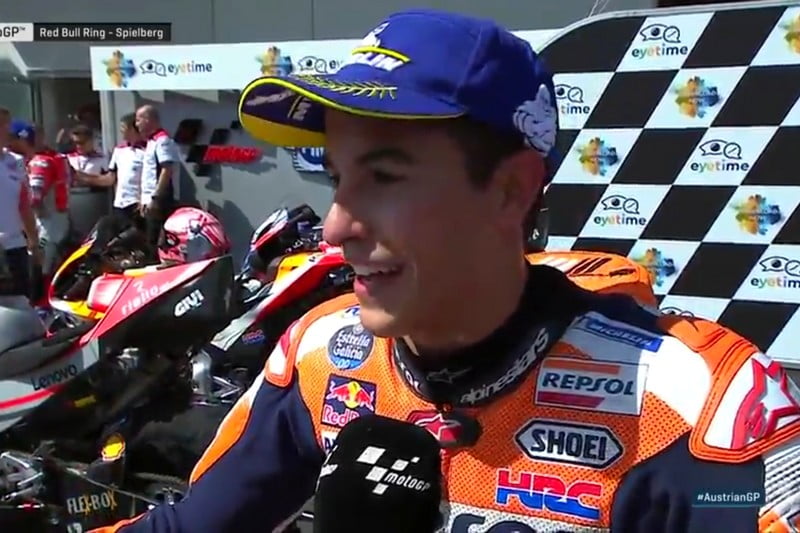 Grand Prix d’Autriche Red Bull Ring MotoGP Course : Marc Márquez « à chaud » !