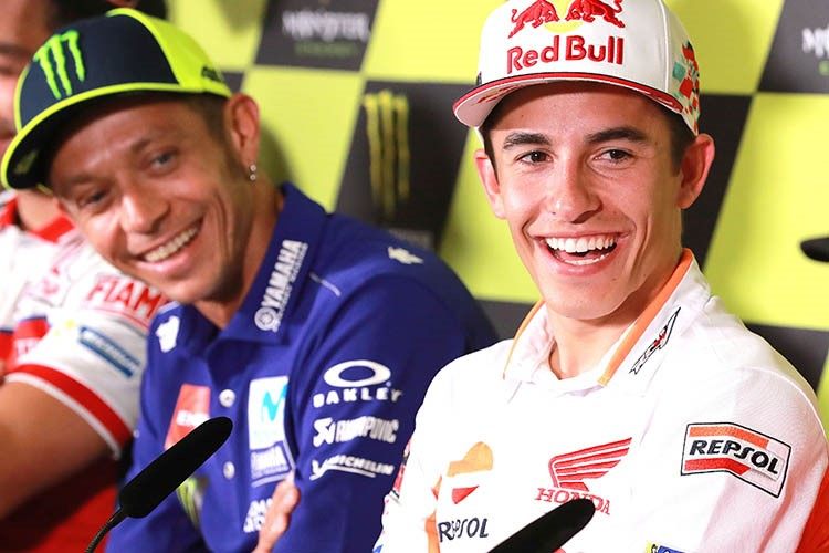 MotoGP, Marc Marquez : « je voudrais faire la paix avec Valentino Rossi, je n’ai rien contre lui ».