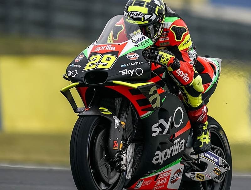 Grand Prix de France, Le Mans, MotoGP, J2, Andrea Iannone, Aprilia : « mon dernier temps en Q1 m’aurait mis septième en Q2 »