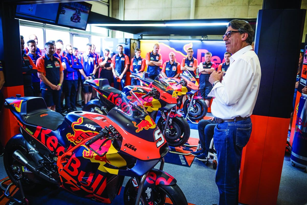 MotoGP Stefan Pierer, KTM : « nous avons sept ans pour arriver au sommet, comme pour le Dakar »