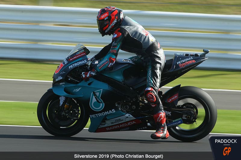 MotoGP Grande Bretagne Silverstone J2 : Fabio Quartararo contrarié par la technique