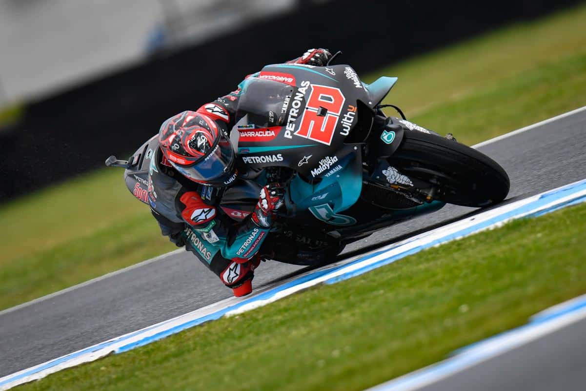 MotoGP Australie J2 Fabio Quartararo (Yamaha/13) : « les sensations n’étaient pas mauvaises mais c’était le bon choix »