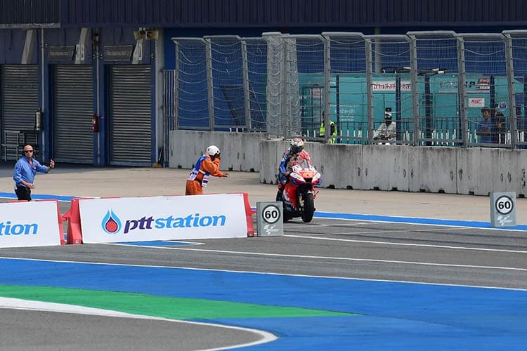 MotoGP Thaïlande Buriram J3 Jack Miller (Ducati/14) : « j’ai appuyé sur le mauvais bouton »