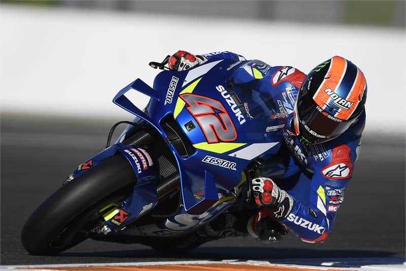 MotoGP Valencia Test J2 : Rins satisfait de la nouvelle spécification moteur