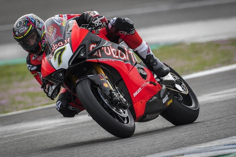 WSBK, Test de Jerez : Problème avec le nouveau châssis pour Chaz Davies (Ducati)