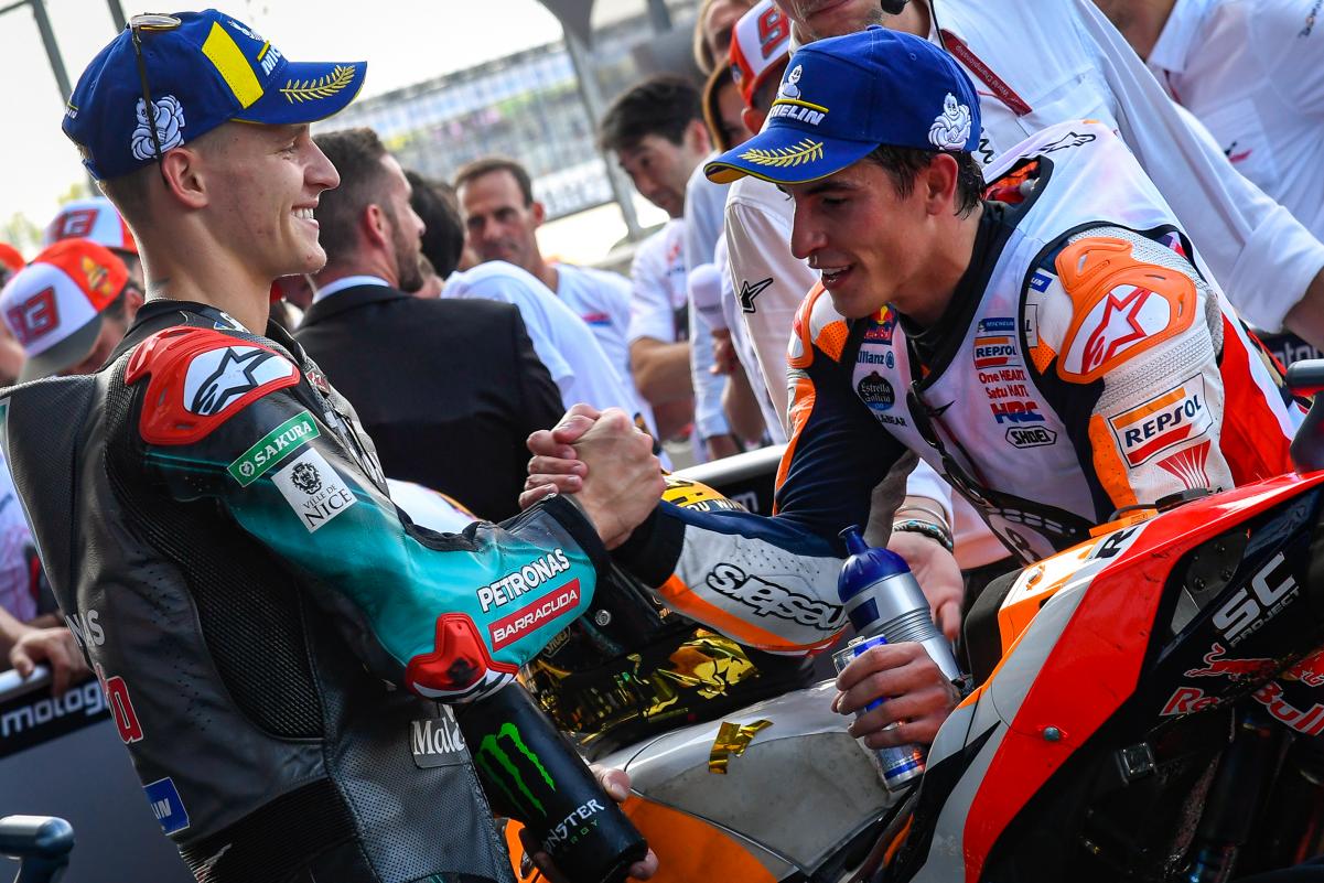 MotoGP : faire deux courses par week-end ? Quartararo pour mais Marc Marquez est contre