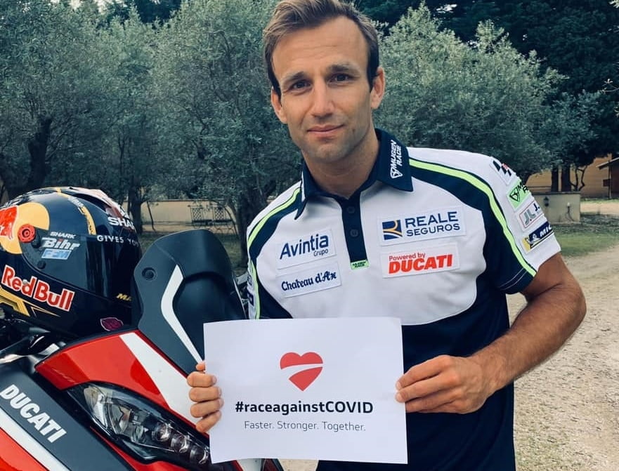 MotoGP Ducati : Johann Zarco soutient l’opération #RaceAgainstCOVID