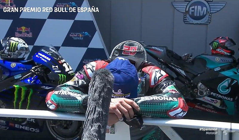 MotoGP Jerez 1 J3 Course : Fabio Quartararo (Yamaha/1) « à chaud » !