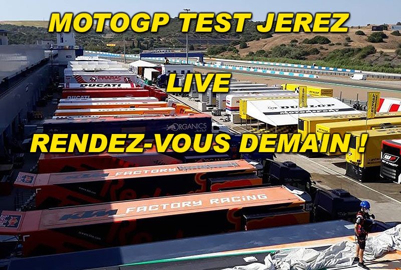 MotoGP : le test de Jerez en direct sur notre site !