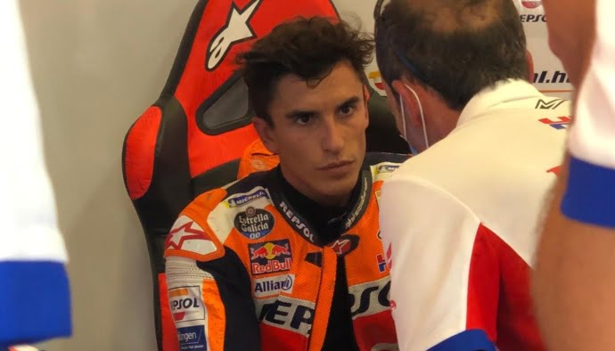 MotoGP Jerez 2 J2 Marc Marquez (Honda/AB) : « maintenant, je dois récupérer »