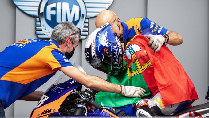 MotoGP Misano1 KTM : Miguel Oliveira de Tech3 se dit enthousiaste et inspiré