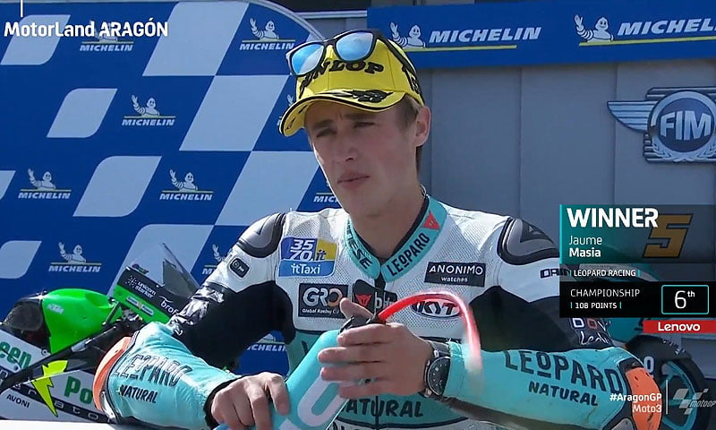 Moto3 Aragón-1 J3 Course : Le top 3 « à chaud » !