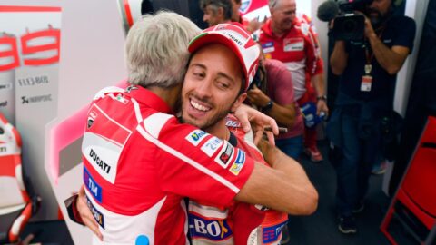 Entre Dovizioso et Dall'Igna, les images peuvent être trompeuses ...