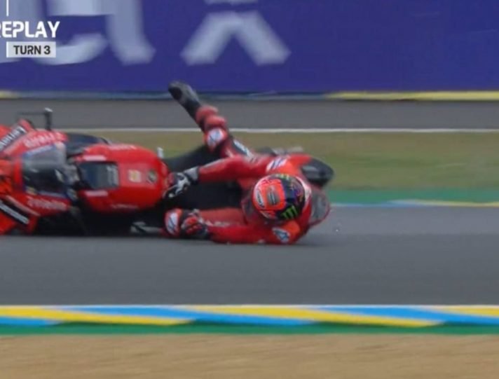 MotoGP France Le Mans J1 Bagnaia (Ducati/12) surprend : « une course sous la pluie serait plus sûre »