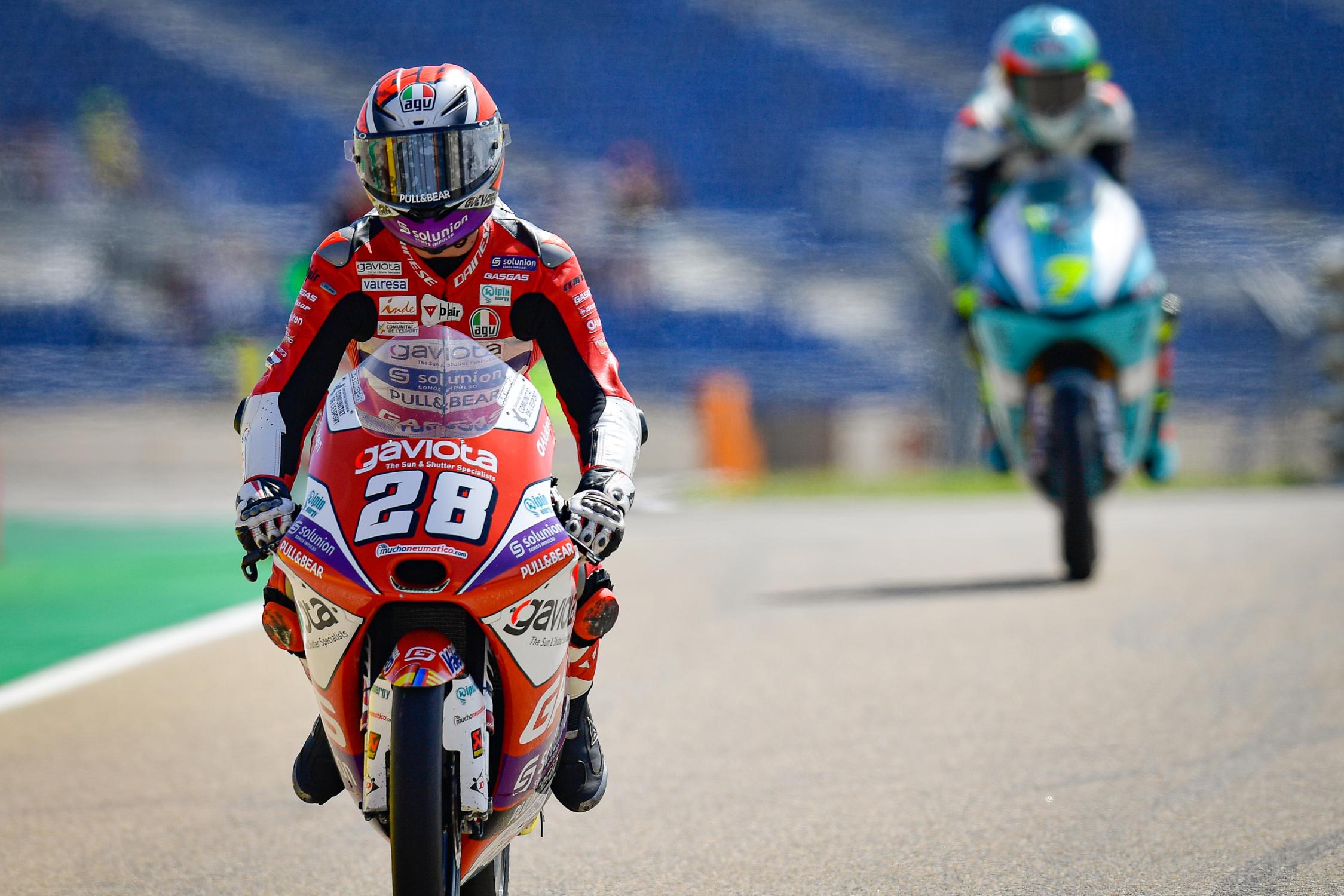 Moto3 Aragon Warm Up : Izan Guevara le plus rapide sur un tracé baigné dans la brume