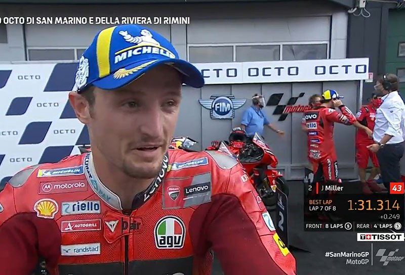 MotoGP Misano J2 Qualifications : Jack Miller (Ducati/2) « à chaud » !