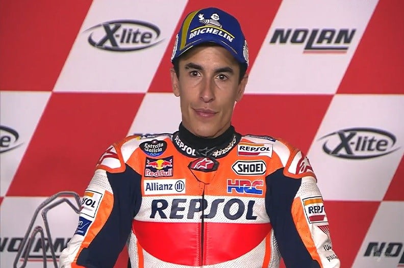 MotoGP Misano-2 J3 Débriefing Marc Márquez (Honda/vainqueur) : « Fabio est le meilleur pilote cette année » (Intégralité)