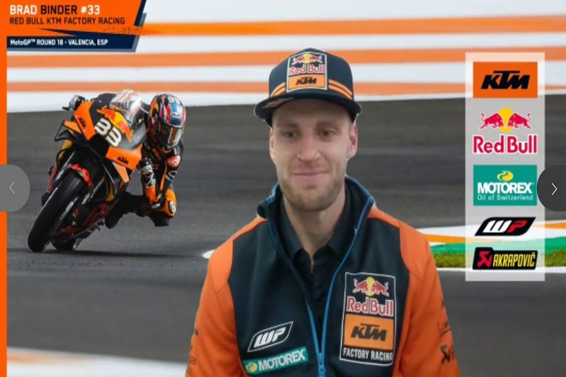 MotoGP Valence J0 Débriefing Brad Binder (KTM) : « Cette saison a été un défi énorme », etc. (Intégralité)