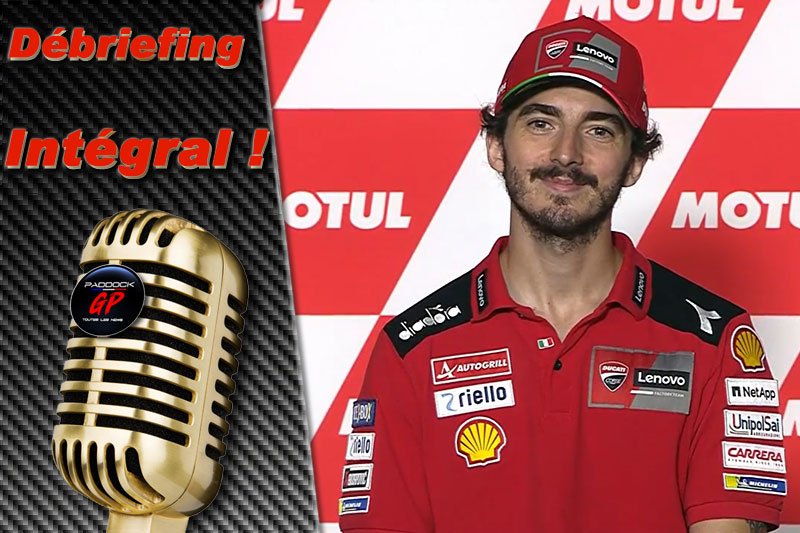 MotoGP Assen J2 Débriefing Francesco Bagnaia (Ducati/1) : « Je me suis arrêté au box, car je leur ai dit qu’il était impossible pour moi de faire plus », etc. (Intégralité)