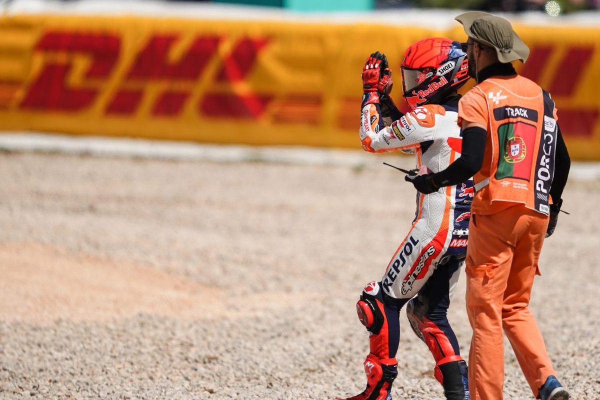 MotoGP Portugal Portimao J3, Marc Marquez (Honda/AB) : « j’ai commis une grave erreur, je suis entièrement d’accord avec la pénalité »