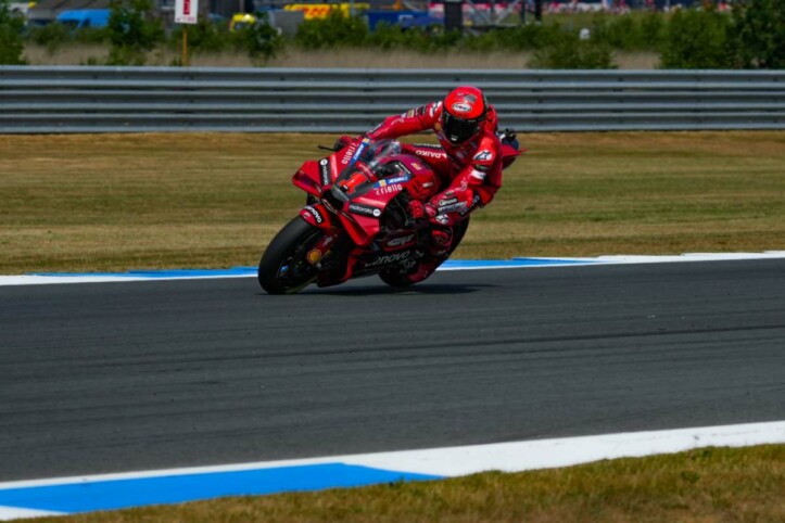 MotoGP Pays-Bas Assen J1, Pecco Bagnaia (Ducati/4) : « je ne m’attendais pas à avoir autant de mal au début, mais je suis content d’être vite revenu »
