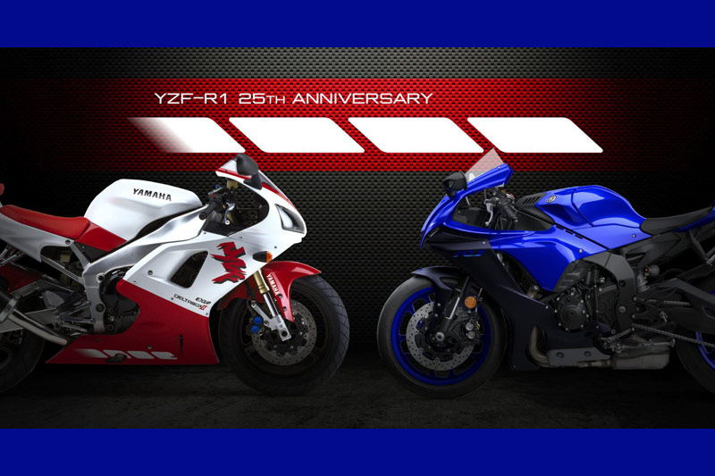 Street : Yamaha célèbre le 25e anniversaire de l’emblématique R1