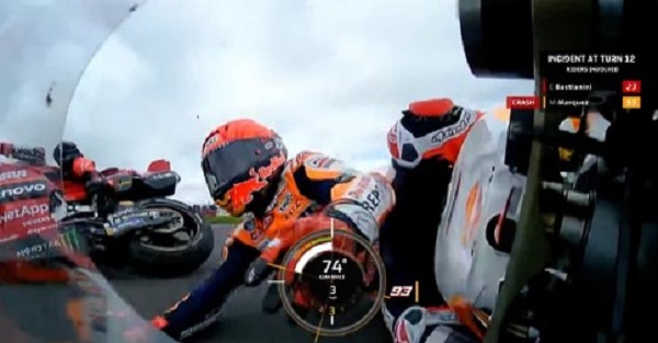 MotoGP, Silverstone J3, Marc Marquez (Honda/AB) n’a toujours pas vu une arrivée le dimanche, et pourtant : « je me suis forcé à me calmer, j’ai roulé à mon rythme comme à l’entraînement »