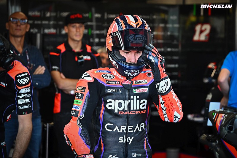 MotoGP Misano J3, Maverick Viñales (Aprilia/5) n’a pas résolu le mystère : « Je ne sais pas pourquoi elle réagit comme ça »