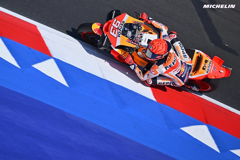 MotoGP Misano J1, Marc Márquez (Honda/6) assume : « J’ai besoin d’une roue pour faire un temps »