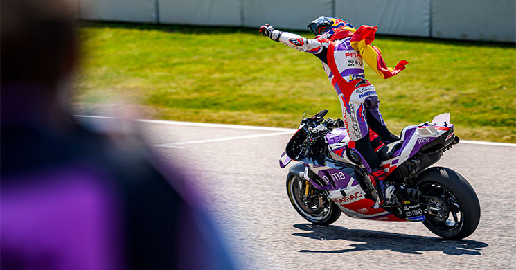 MotoGP Misano J2 Jorge Martin (Ducati/ Q1-S1) est l’opposé de son équipier Johann Zarco : « ce week-end, la moto fonctionne très bien »