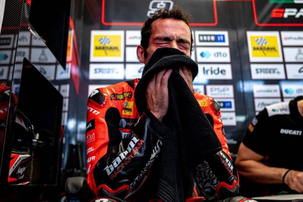 WSBK : Danilo Petrucci a accompli une performance héroïque à Misano