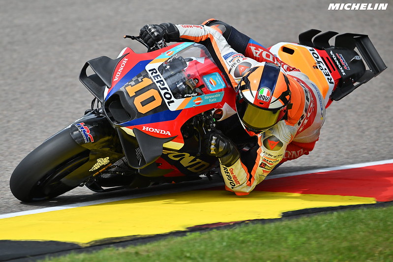 MotoGP Allemagne J1, Luca Marini (Honda/17) à seulement 1,2s : « C’est un grand pas en avant »