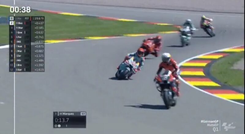 MotoGP Allemagne J2, Stefan Bradl (Honda Q21/S19) : Mais que faisait-il ? (VIDEO)