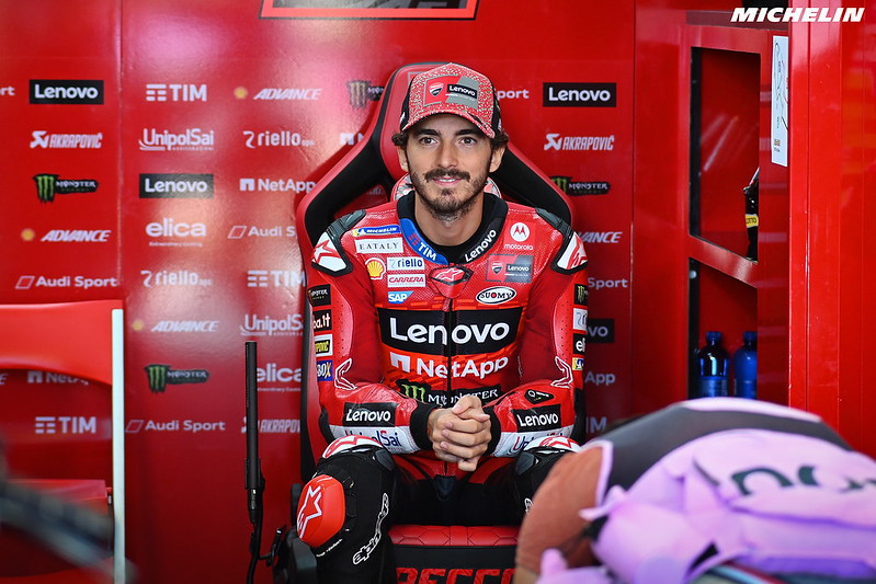 MotoGP Aragon J1, Pecco Bagnaia (Ducati/6) : « Je me tue à dire que la GP23 et la GP24 sont similaires, c’est Marc Marquez qui fait la différence »