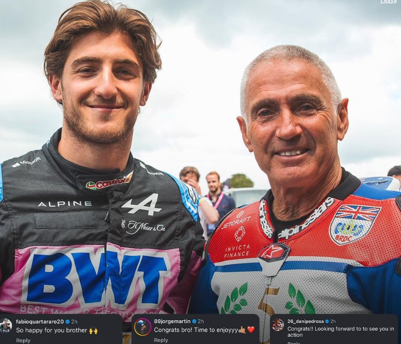 MotoGP People: the world of motorcycle Grand Prix congratulates dad ...