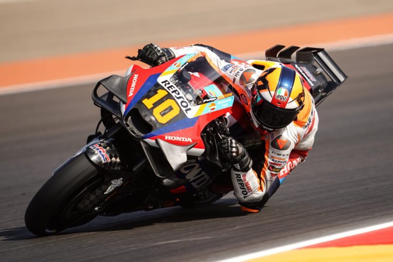 MotoGP Aragon J1, Luca Marini (Honda/17) : « Zarco a fait un excellent tour »