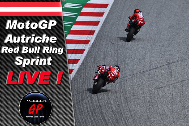 MotoGP, Autriche Sprint LIVE ! : Francesco Bagnaia fait le plein de points pour le championnat