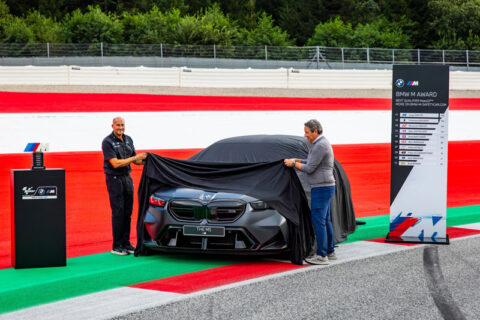 La toute nouvelle BMW M5 sera la voiture du vainqueur 2024 du BMW M Award en MotoGP™