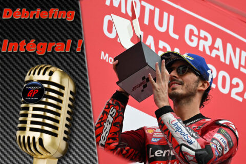 MotoGP Japon J3, Débriefing Francesco Bagnaia (Ducati/1) : "cela pourrait être une bonne situation d'arriver à Valence avec les mêmes points et celui qui gagne est le champion", etc. (intégralité)