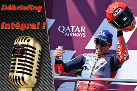 MotoGP Australia Day 3, Marc Marquez (Ducati/1) Debriefing: "So I don't know how I did it", etc. (full)