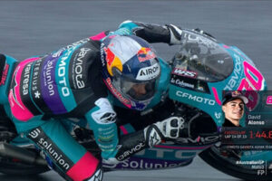 Moto3 Australie FP : David Alonso surfe sous la pluie !