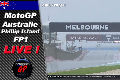 MotoGP Australie FP1 LIVE : Phillip Island accueille sous la pluie !