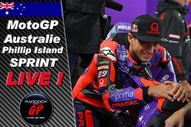 MotoGP Australie Sprint LIVE : Victoire de Jorge Martin devant Marc Marquez et Enea Bastianini