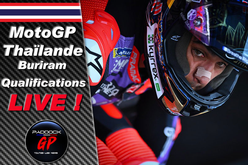 MotoGP Thaïlande Qualifications LIVE : Martin et Marquez au sol, Quartararo en 2e ligne !